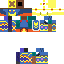 Blue skin: raw texture render