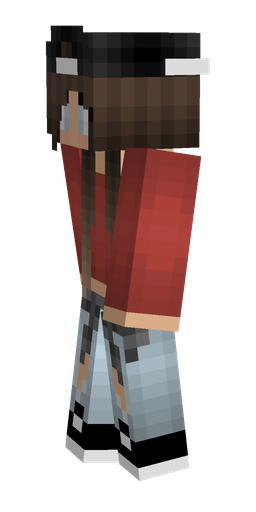 Black skin: body, left side render