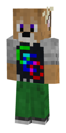 Gray skin: body, front render