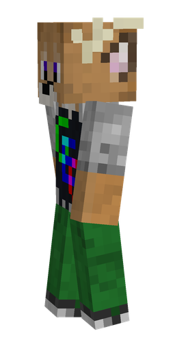 Gray skin: body, left side render