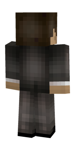 Black skin: body, back render
