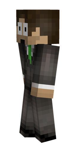 Black skin: body, left side render