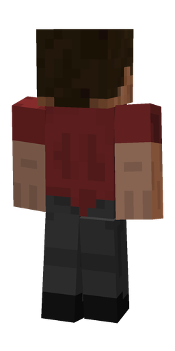 Black skin: body, back render