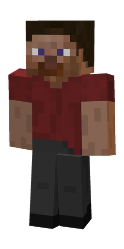 Black skin: body, front render