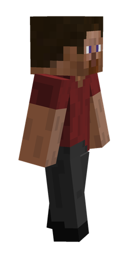 Black skin: body, right side render