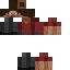Black skin: raw texture render