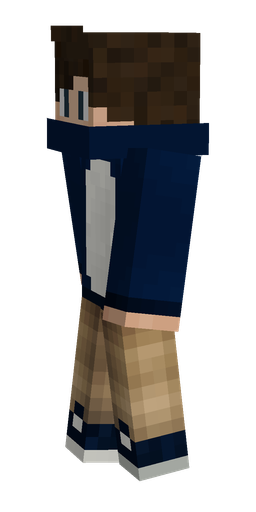 Black skin: body, left side render