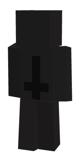 Black skin: body, back render