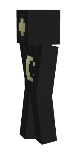 Black skin: body, left side render