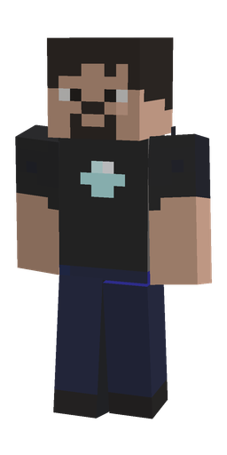 Black skin: body, front render