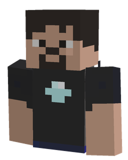 Black skin: bust render