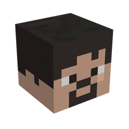 Black skin: head render
