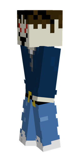 Blue skin: body, left side render