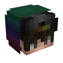 Black skin: head render