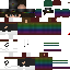 Black skin: raw texture render