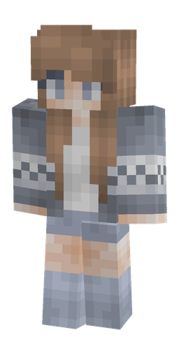 Blue skin: body, front render