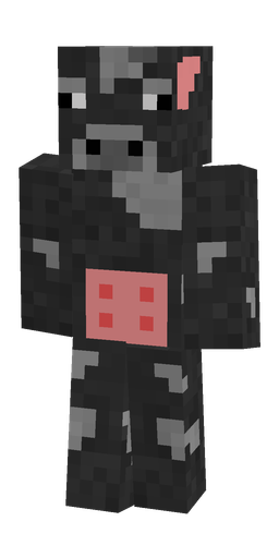 Black skin: body, front render