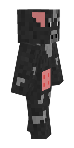 Black skin: body, right side render