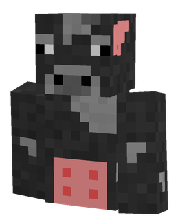 Black skin: bust render