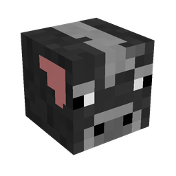 Black skin: head render