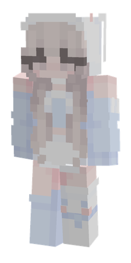 Blue skin: body, front render