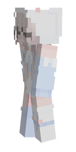 Blue skin: body, left side render