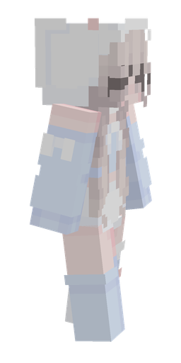 Blue skin: body, right side render