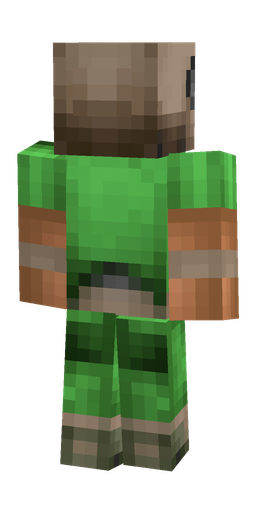 Classic skin: body, back render
