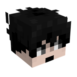Black skin: head render