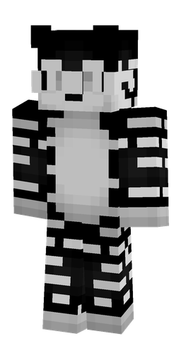 Black skin: body, front render