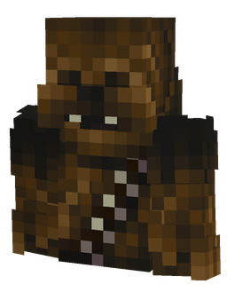 Black skin: bust render