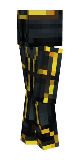 Black skin: body, left side render