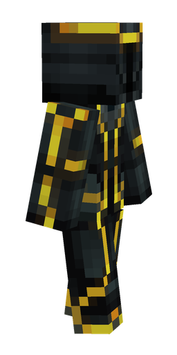 Black skin: body, right side render
