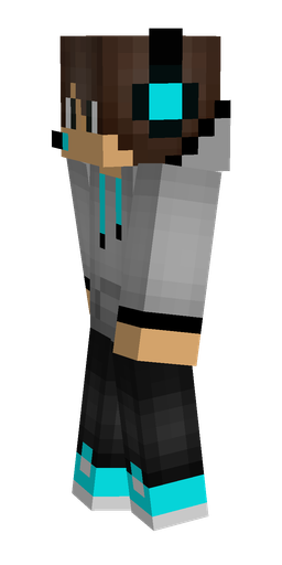 Black skin: body, left side render