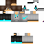 Black skin: raw texture render