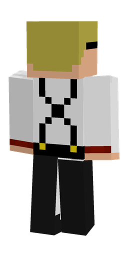 Black skin: body, back render