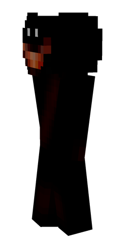 Black skin: body, left side render