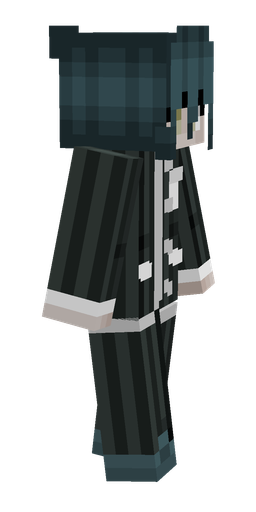 Black skin: body, right side render