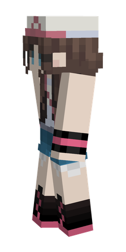 Black skin: body, left side render