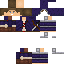 Blue skin: raw texture render