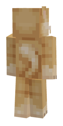 Orange skin: body, back render