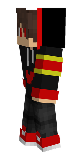 Black skin: body, left side render