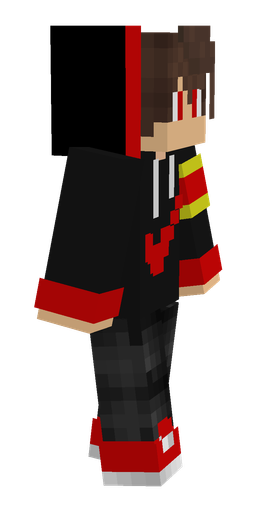 Black skin: body, right side render