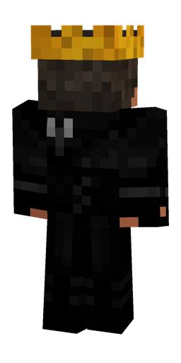 Black skin: body, back render