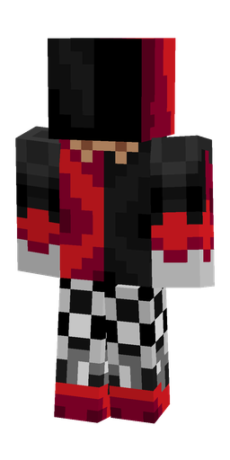 Black skin: body, back render
