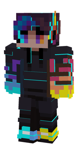 Black skin: body, front render