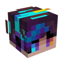 Black skin: head render