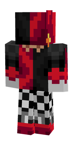 Black skin: body, back render