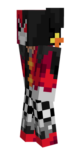 Black skin: body, left side render