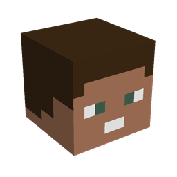 Black skin: head render
